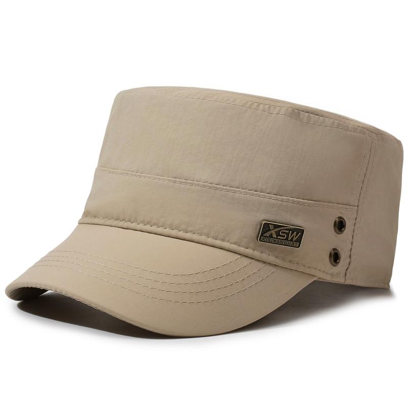 Spring New Arrival Men'S Flat Cap Breathable Korean Style Sun Hat Outdoor Travel Fashion Versatile Trendy Baseball Cap