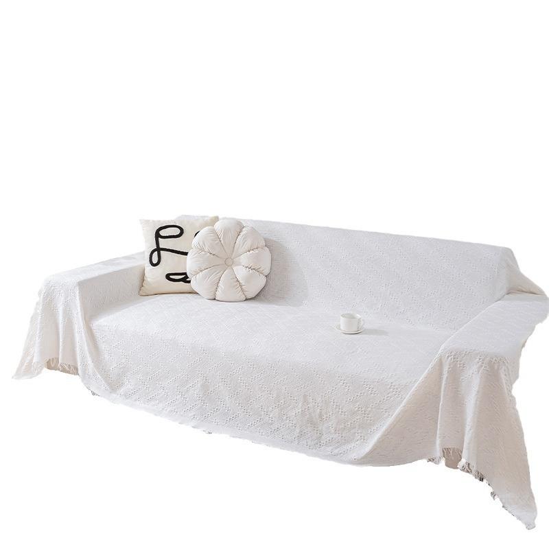 Sofa Towel Simple Sofa Cover Four Seasons Blanket Full Cover Cloth Nordic Small Fresh Cotton Sofa Cover Cloth Towel