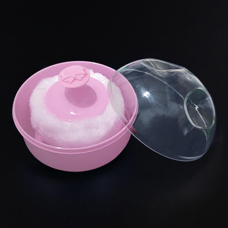 Mother & Baby Body Powder Puff Box – Gentle, Non-Shedding Polyester for Delicate Skin