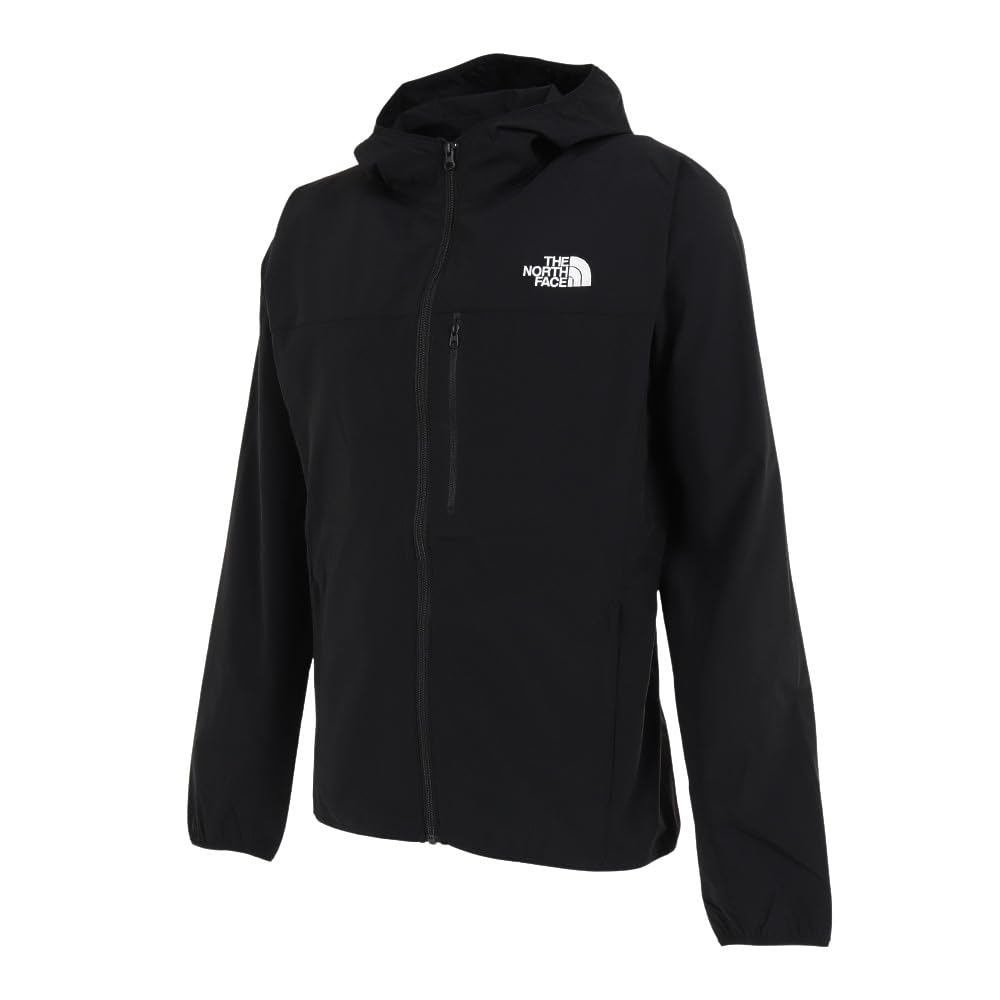 The North Face Mountain Softshell SS23 Size M Men's Hoodie, Water-Repellent, Lightweight, NP22303, Black,