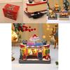 Christmas Creative Rotating Hamburger Music Box Decoration With Light For Kids And Holiday Decor