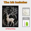 DIY Little Deer Pearl Art Painting for Home Wall Decor Pearl Gem Paintings Picture Arts Craft  for Adults/Beginners Gift Idea Home Decor Without Frame