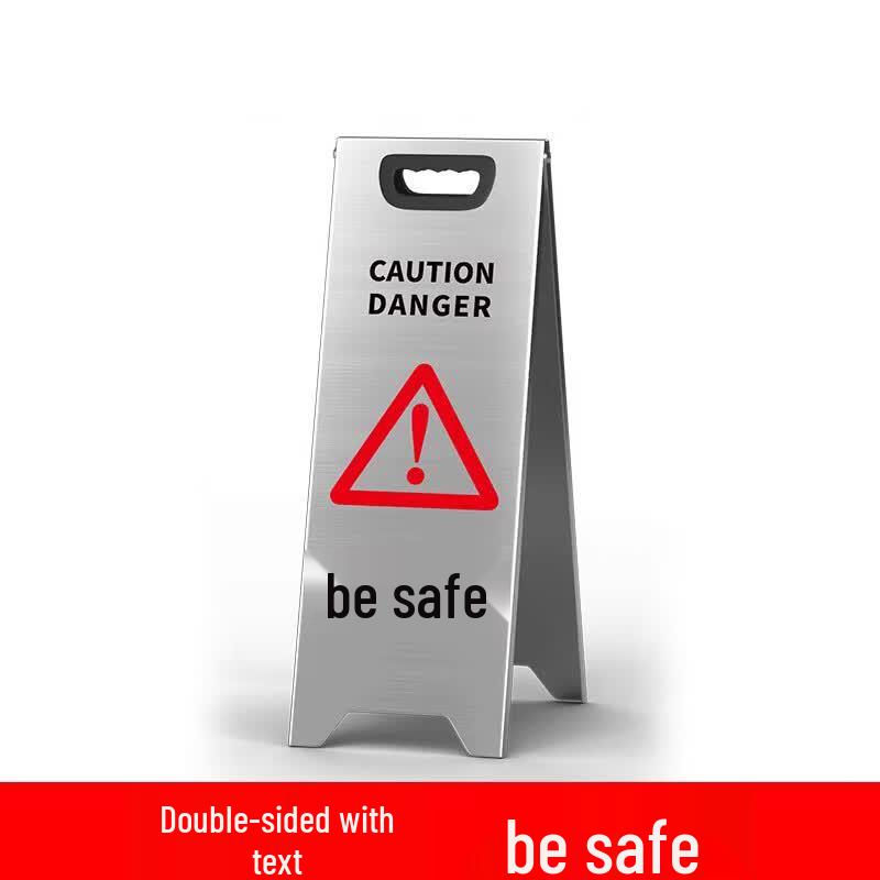 Stainless Steel Caution/Warning Sign