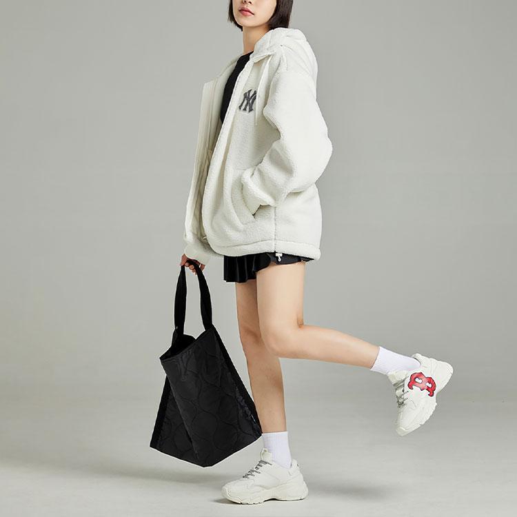 New MLB New York Yankees Velvet Jackets Unisex White 3AFDL3126-50IVS