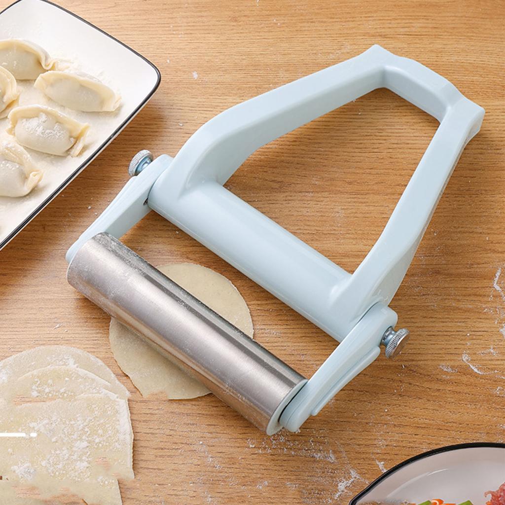 Rolling Pin Stainless Steel Easy To Use Sturdy Anti Stick Dough Roller Anti Stick for Baking Home Re