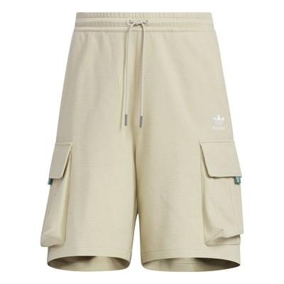 Originals SS25 Cargo Fashion Simples Ajuste Solto Cordão Cinco Pontos Shorts de Trabalho Shorts Masculinos Castanho-Pradaria KD0944