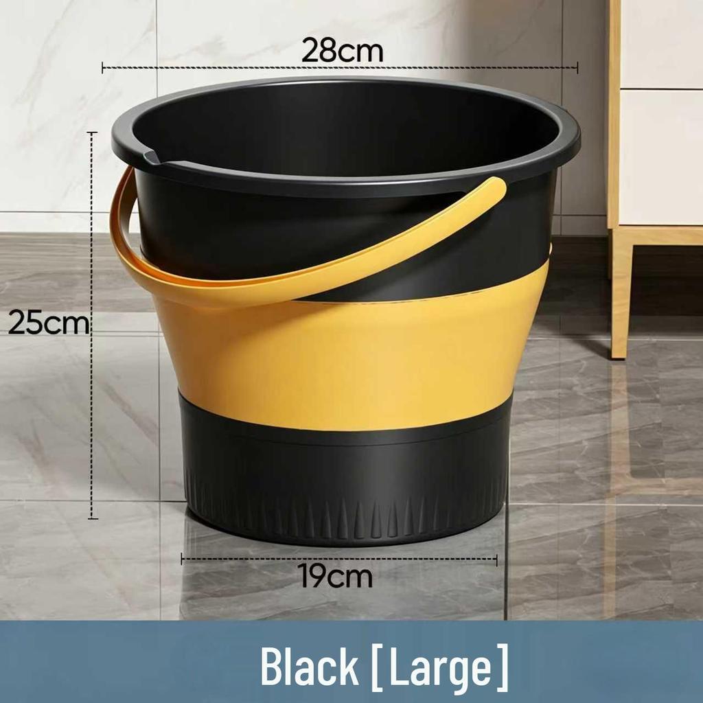 Portable Outdoor Folding Wash Bucket - Ideal for Fishing, Car, Travel, & Household Use