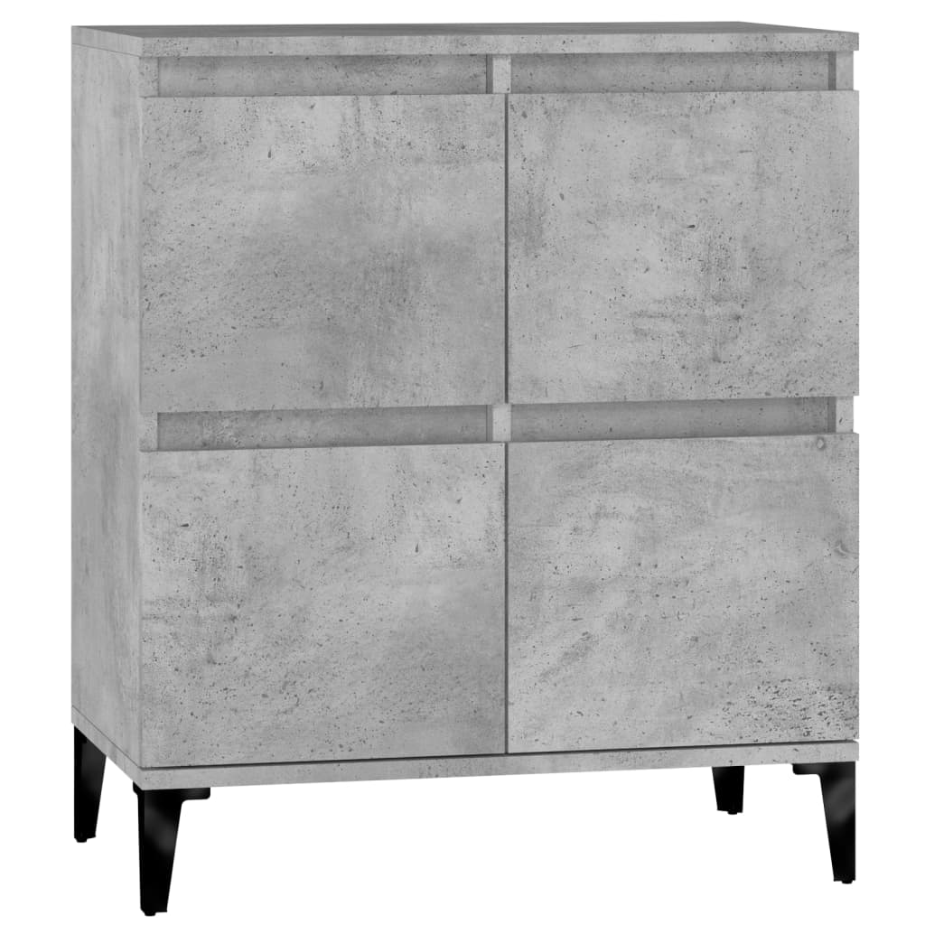 vidaXL Sideboard Concrete Grey 60x35x70 Cm Wood-based Panel