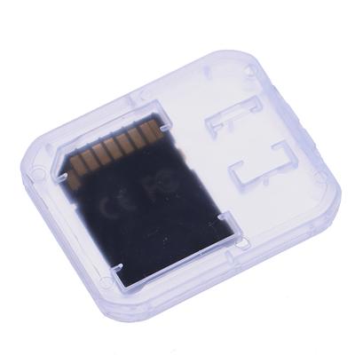 10Pcs Clear Plastic Card Memory Case Micro Sd Tf Storage Box Protection