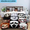 3PCS Horror Movie Icons 3pcs Bedding,Including 3PCS Duvet Cover And 2pcs Pillowcases Perfect for Christmas,Ideal for Bedroom, Dormitory