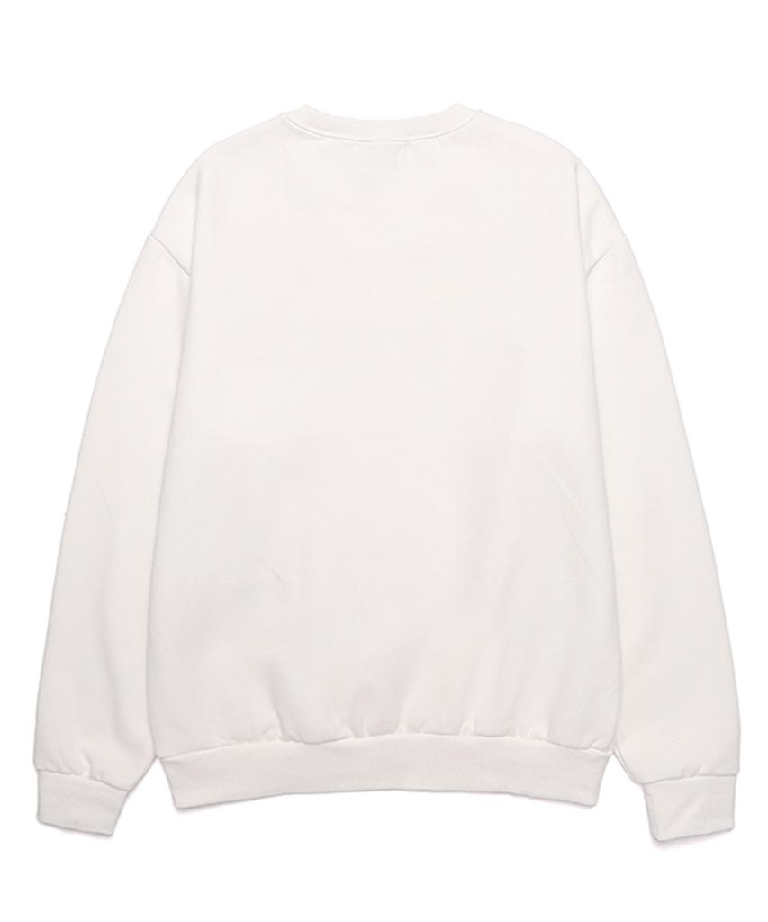 VANNWORKS Ballon Oversized Sweatshirt (Vls0093) White