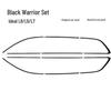 Ideal L9/L8/L7 Car Window Trim In Piano Black - Black Warrior Edition