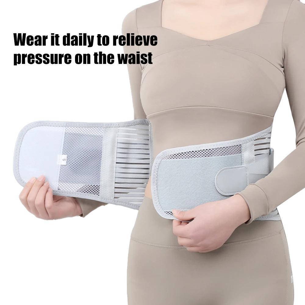 Lower Back Brace With Splints Ergonomic Spine Support For Men Pain Relief Posture Heavy Lifting