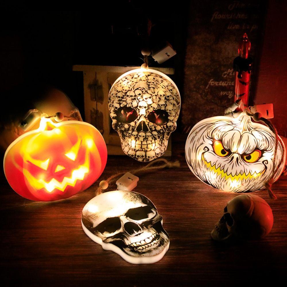 

Ghost Evil LED String Lights Skull Skeletons Night Lamp Party Decor Pumpkin Light Festival
