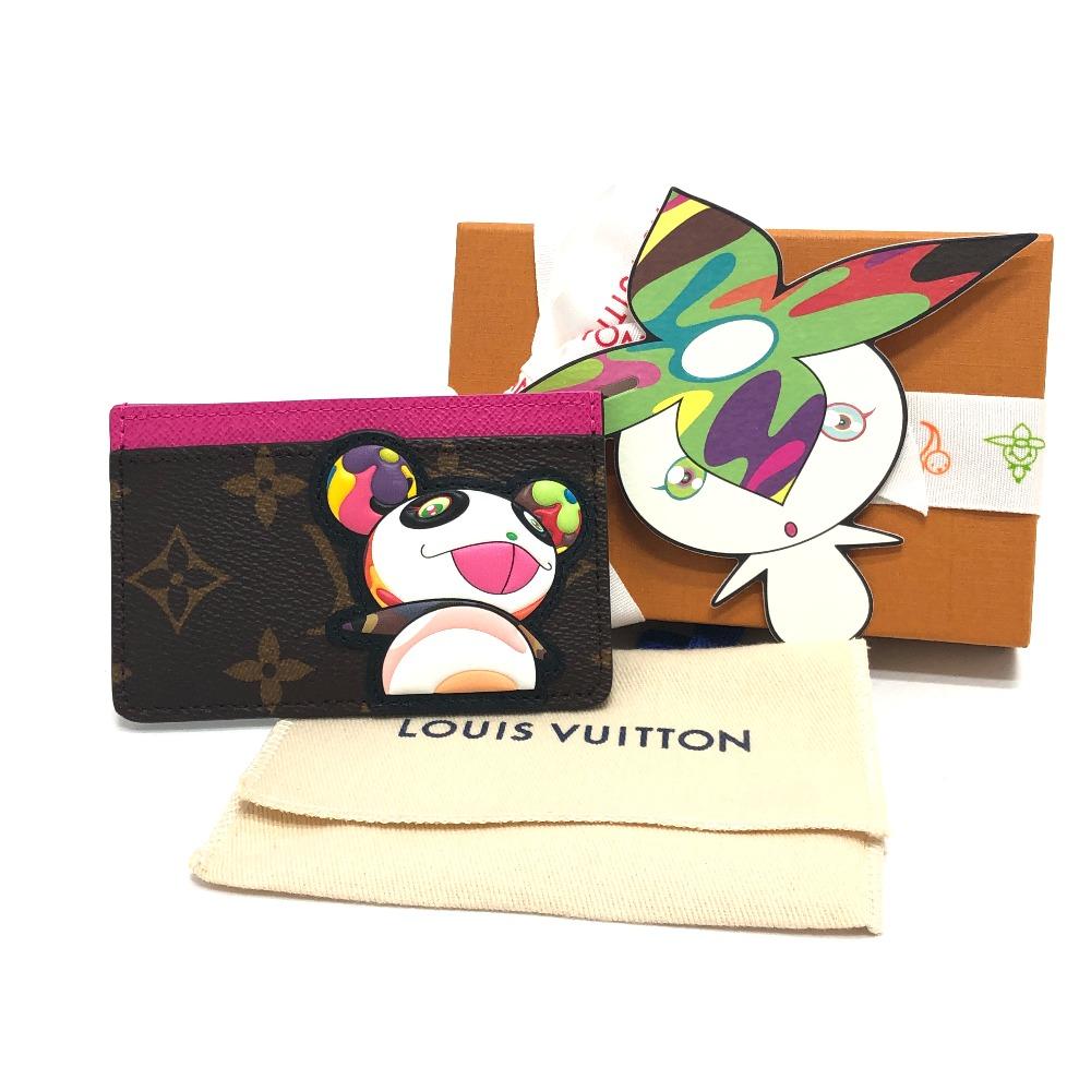 Louis Vuitton M13439 LV × TM Porte Cult-Simple Murakami Takashi Panda Card Case