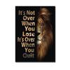 Lion Motivational Posters and Prints Inspirational Positive Quotes Animal Wall Art HD Pictures Canvas Painting Office Home Decor
