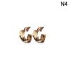 Europe And The United States  Charm Leopard Heart-Shaped Earrings Female Sexy  Girl Party Accessories Holiday Jewelry