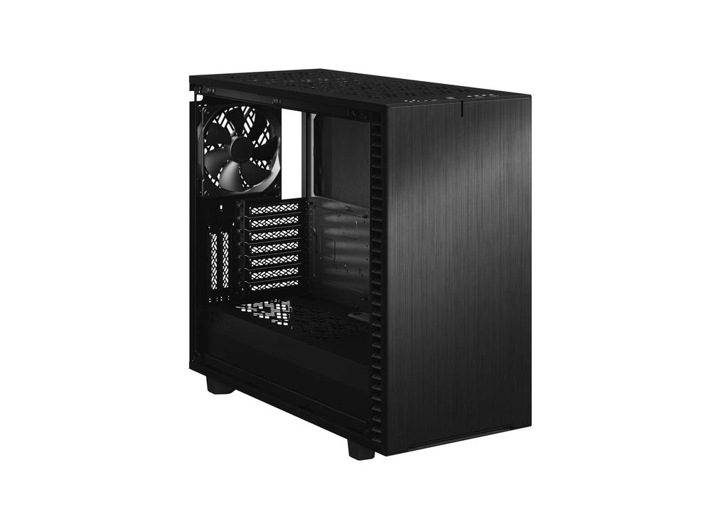Fractal Design Define 7 Black Middle Tower PC-Gehäuse, kompatibel mit Solid Panel, Modell CS7694 E-ATX, FD-C-DEF7A-01
