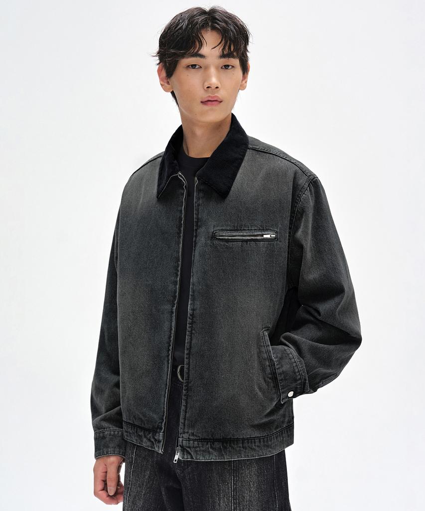 Decet Denim Work Jacket Dcjk003Dkhakia