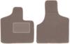 Beige Front Floor Mats For: Dodge Caravan / Grand Caravan III 7-seater (2001-2007)