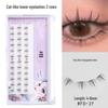 Yelix Thick Cat-Eye False Eyelashes: Natural, Segmented, Glue-Free Lower Lashes