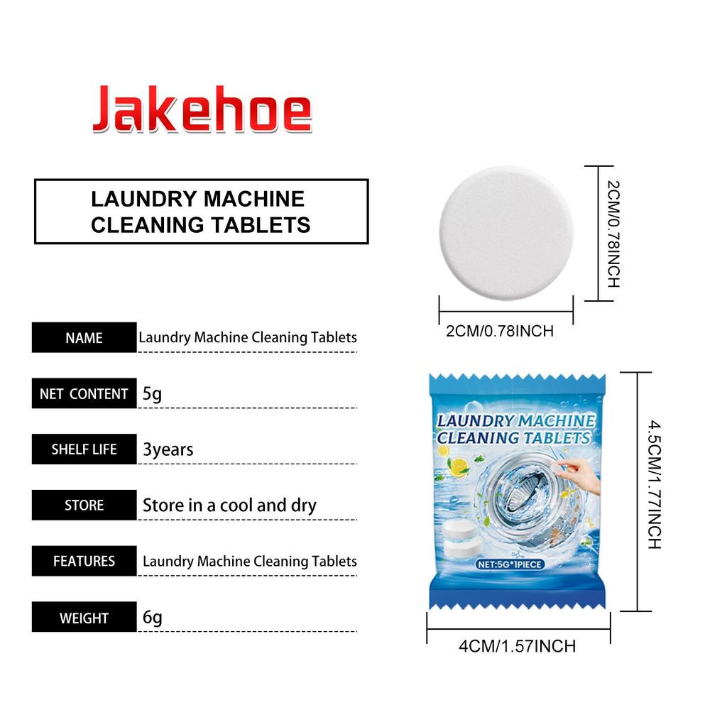 Laundry Machine Cleaning Tablets Washing Machine Sink Descaling, Odor Removal