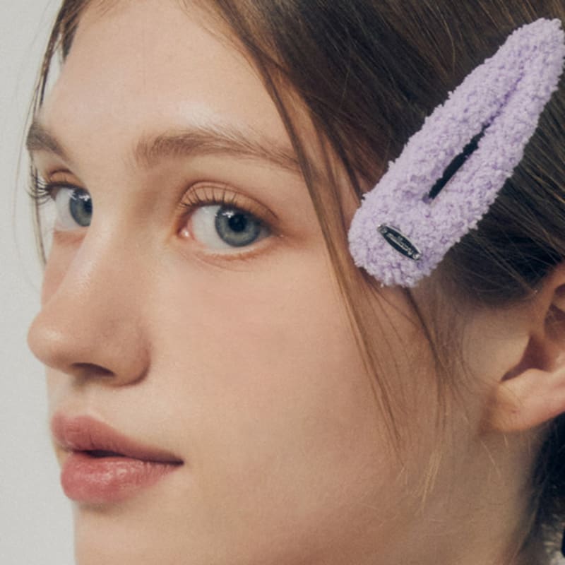 mellotory boucle side hairpin (light violet)