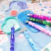 Swirl Resin Diamond Painting Pen Double-Ended Drill Pen with 2 Metal Tips Ergonomic Handle for 5D Diamond Art Craft