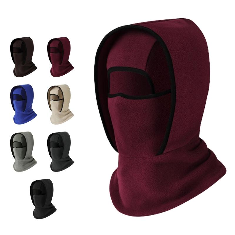 Winter Warm Headgear, Hat-Neck-Mask Integrated Outdoor Windproof Face Cover for Cycling & Ski Sports