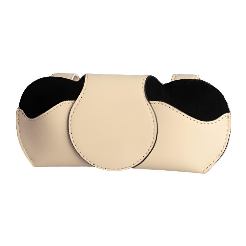 

Автомобильный футляр для солнцезащитных очков Магнитный держатель для очков для автомобиля Кожаный футляр для очков Ящик для хранения очков Держатели солнцезащитных очков для автомобиля бежевый