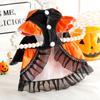 Pet Spring and Autumn Pumpkin Dress Cat Princess Dress Maid Dress Halloween Small Dog Pet Puppy Dog Dresses Christmas Clothes