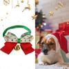 Vánoční obojek pro psa Nastavitelný Rychloupínací Šetrný k pokožce Živá barva Snadno se nosí Ozdobný