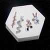 Anime Demon Slayer Kimetsu No Yaiba Sword Brooch Pins Tomioka Giyuu Kochou Shinobu Weapon Brooch Cosplay Jewelry Accessories