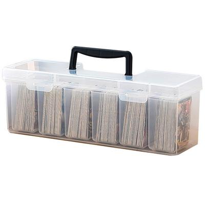 Photocard Storage Case, Large Capacity, Black Handle, 1 Piece