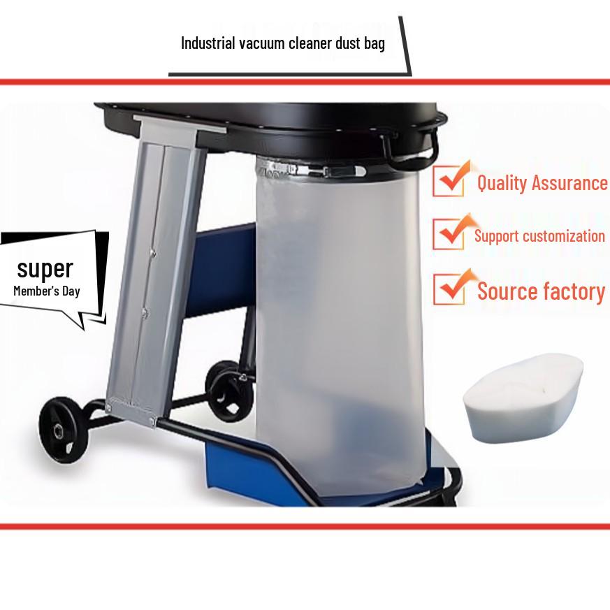 Automatic Folding Industrial Vacuum Cleaner with Dust Bag and Lithium Battery