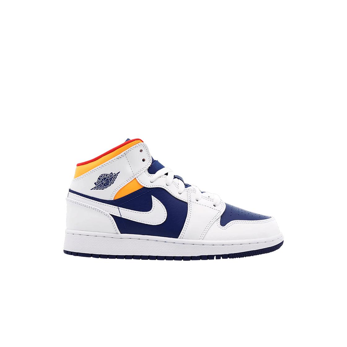 (гс) Jordan 1 Mid Глубокий Королевский Синий Лазерный Оранжевый 240(5.5Y)
