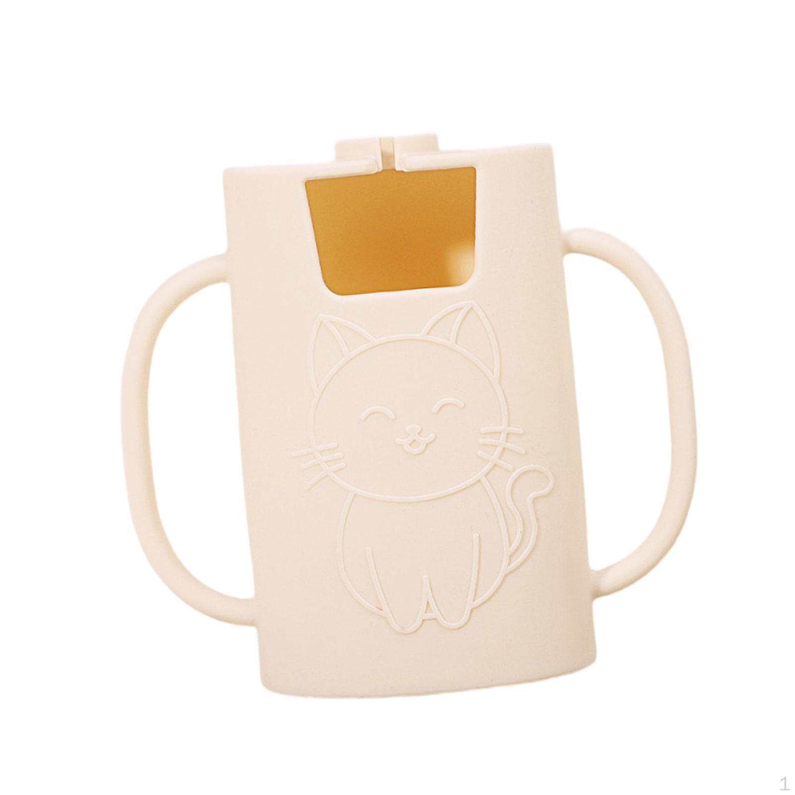 

Еда и Держатель Удобный Многоразовый Стаканчик для Закусок для Малыша Контейнер-Пауч белый