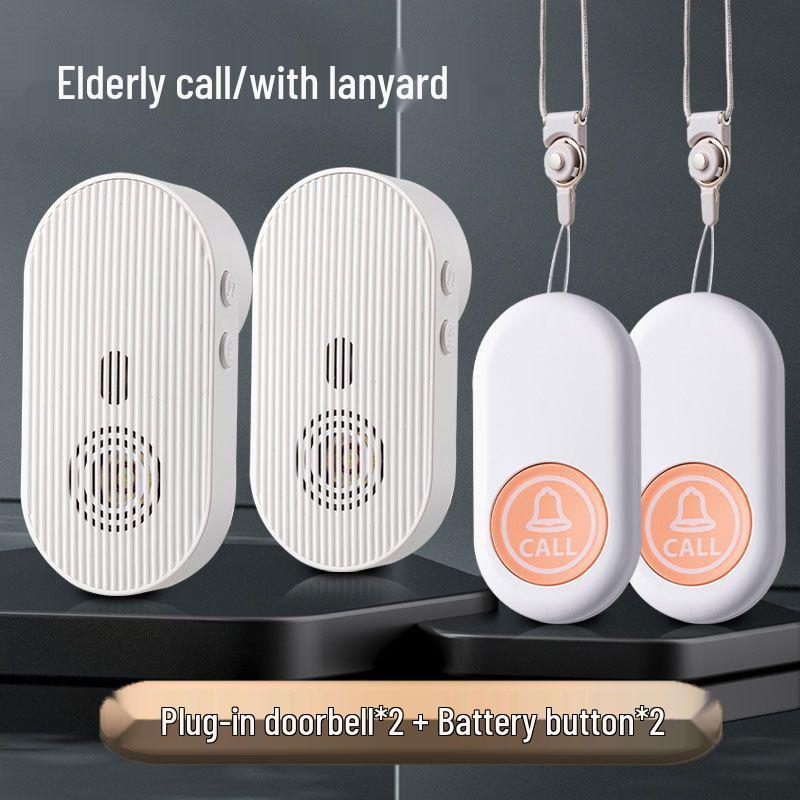 Wireless Waterproof Doorbell for Elderly - Outdoor Emergency Call Device