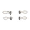2 Pairs Bike Missing Link Alloy Steel Smoothing Edge Polished High Strength 10 Speed Quick Link for