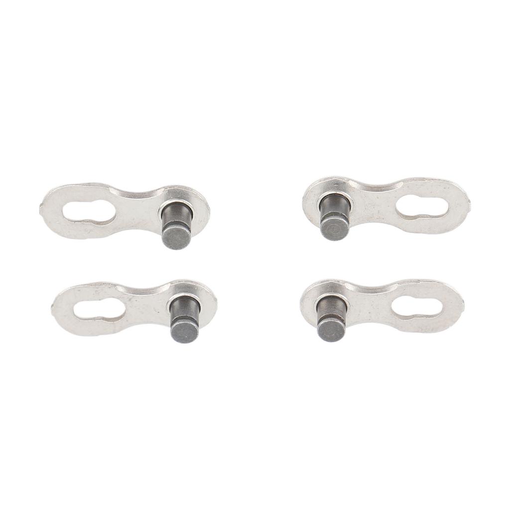 2 Pairs Bike Missing Link Alloy Steel Smoothing Edge Polished High Strength 10 Speed Quick Link for