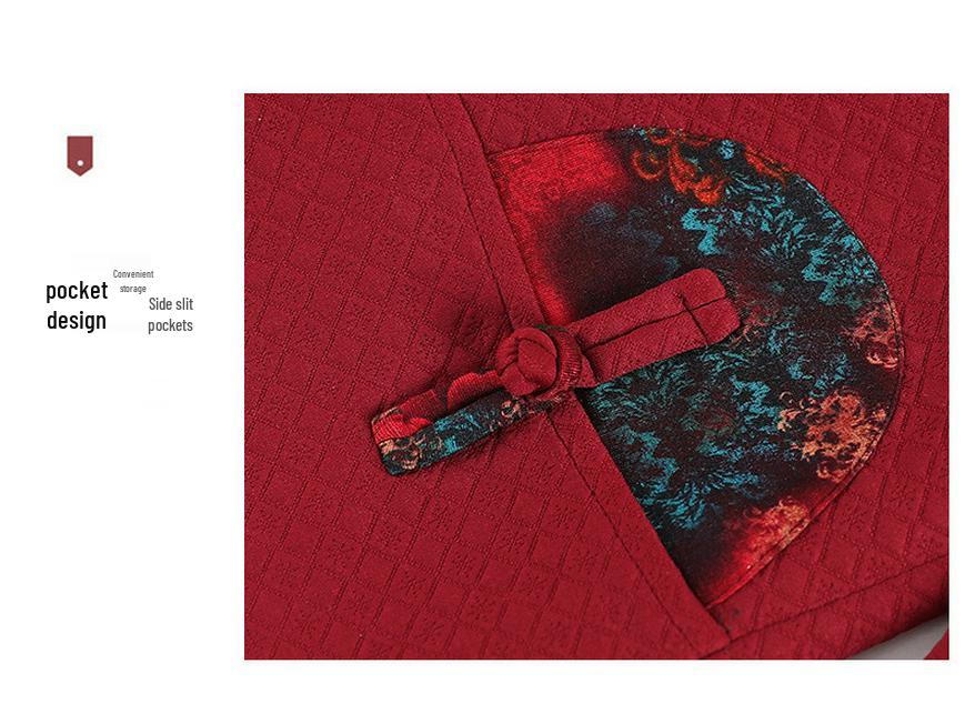 Elderly Women's Chinese Style Plus Size Turn-Down Collar Jacket - Fashionable Spring and Autumn Top for Grandma