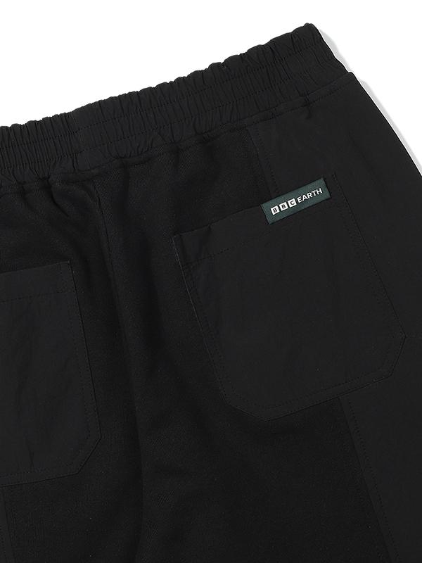 BBC EARTH Woven Patch Buckle Cargo Pants_Black