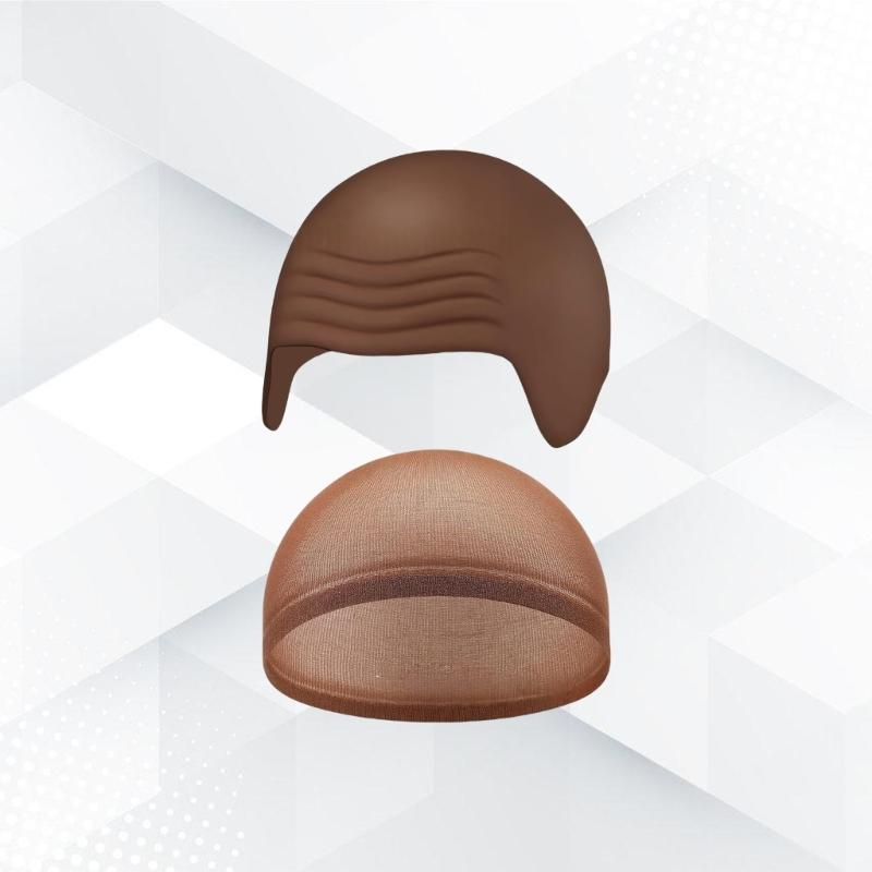 Latex Bald Caps Fake Head Skin Halloween Cosplay Costume Accessories Bald Hat Bald Wig Caps Makeup Bald Head Wig Caps