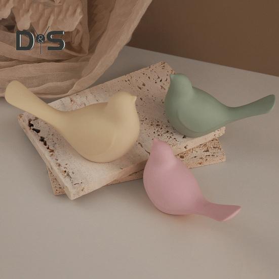 1/2Pcs Bird Figurine Silicone Mold Handmade Concrete Gypsum Epoxy Resin Casting Mold Bird Aromatherapy Candle Soap Making Mould DIY Craft Lovers Gift