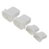 2x Toy/Ota Rear Seat Locking Clip Fastener Clips Car Rear Seat WHITE Pladtic