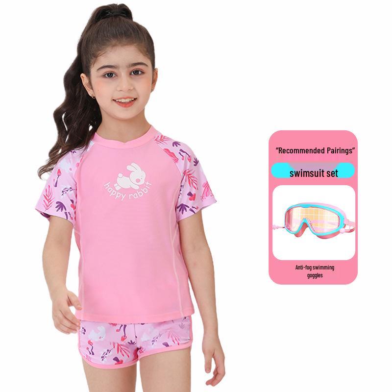 2024 Girls' Quick-Dry Two-Piece Swimsuit - Available In Small, Medium, Large Sizes