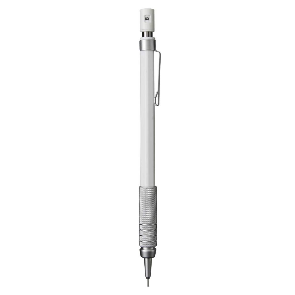 MUJI Low Center of Gravity Mechanical Pencil 0.3mm [All 2 Colors]- Precise Writing Tool for Students & Professionals
