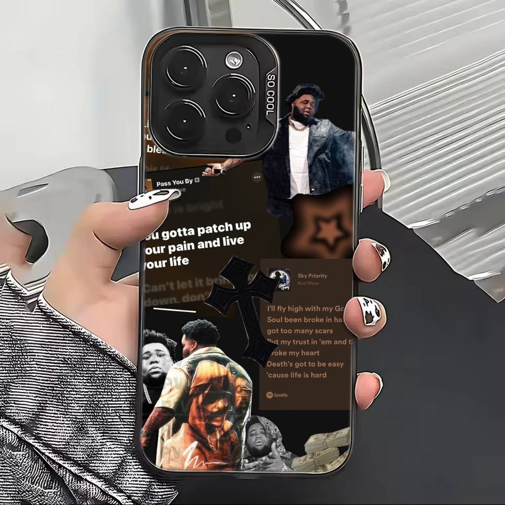 R-Rod Wave Rapper Phone Case For iPhone 17,16,15,14,13,12,11 Plus,Pro Max,XS,Colorful Silver Phone Case Funda Cover