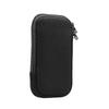 Housse de protection pour iPhone 12 / 12 Pro, élasticité universelle, fermeture éclair, étui de protection, sac de rangement avec lanière / Smartphones 6,1 pouces(noir)