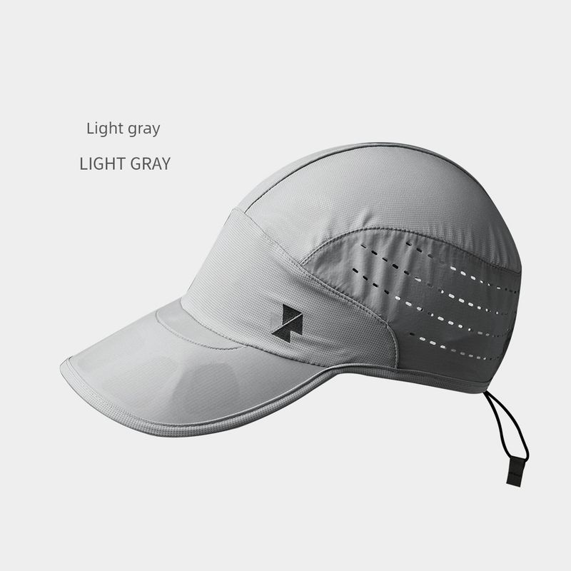 

Extreme Raccoon Professional Competition Roll Stack Running Cap Ultra Light Sun-Proof and Breathable Quick-Drying off-Road Running Sunshade-Zt3006